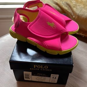 Brand new girls sandals polo Ralph Lauren